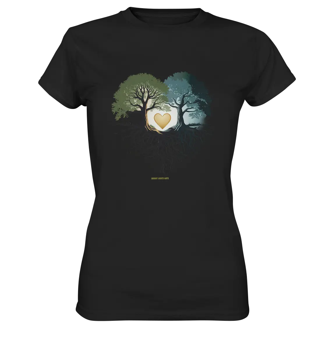 Starke Verbindung: Verwurzelte Liebe und Einheit - Ladies Premium Shirt Bright Lights Arts