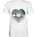 Starke Verbindung: Verwurzelte Liebe und Einheit - Premium Shirt Bright Lights Arts