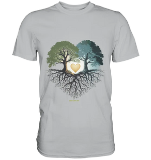 Starke Verbindung: Verwurzelte Liebe und Einheit - Premium Shirt Bright Lights Arts