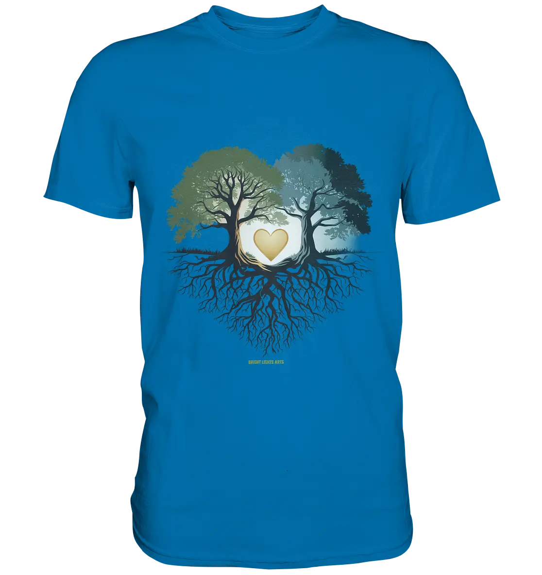 Starke Verbindung: Verwurzelte Liebe und Einheit - Premium Shirt Bright Lights Arts