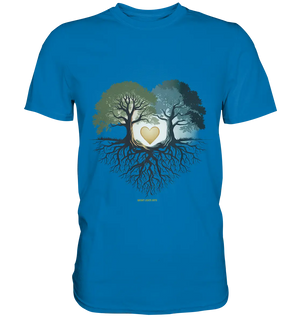 Starke Verbindung: Verwurzelte Liebe und Einheit - Premium Shirt Bright Lights Arts