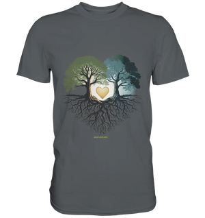 Starke Verbindung: Verwurzelte Liebe und Einheit - Premium Shirt Bright Lights Arts