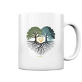 Starke Verbindung: Verwurzelte Liebe und Einheit - Tasse glossy Bright Lights Arts
