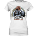 Starker Gorilla – Für den Schutz der Natur - Ladies Premium Shirt Bright Lights Arts