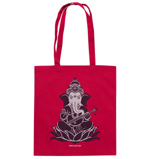 Stilisierte Ganesha-Meditation – Göttliche Harmonie - Baumwolltasche Bright Lights Arts