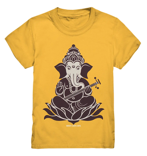 Stilisierte Ganesha-Meditation – Göttliche Harmonie - Kids Premium Shirt Bright Lights Arts