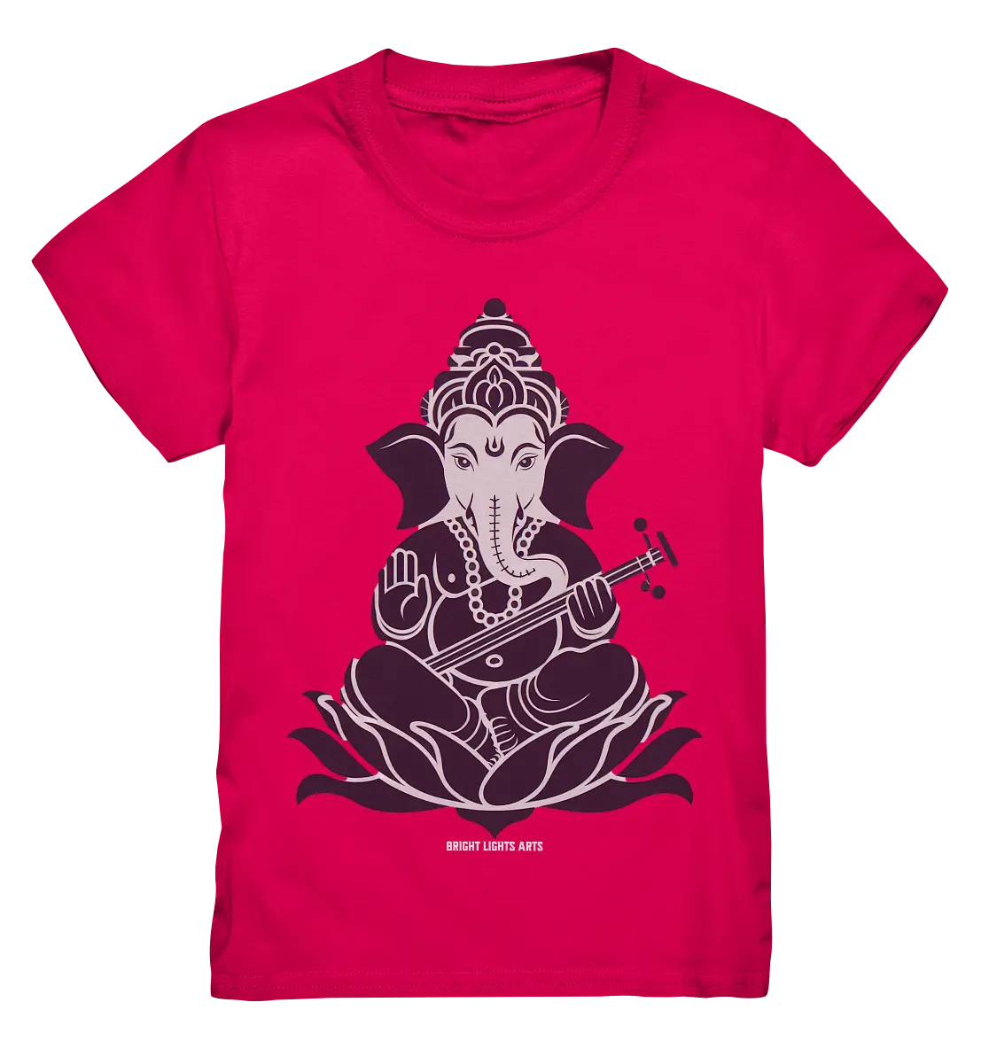 Stilisierte Ganesha-Meditation – Göttliche Harmonie - Kids Premium Shirt Bright Lights Arts