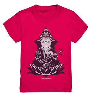 Stilisierte Ganesha-Meditation – Göttliche Harmonie - Kids Premium Shirt Bright Lights Arts