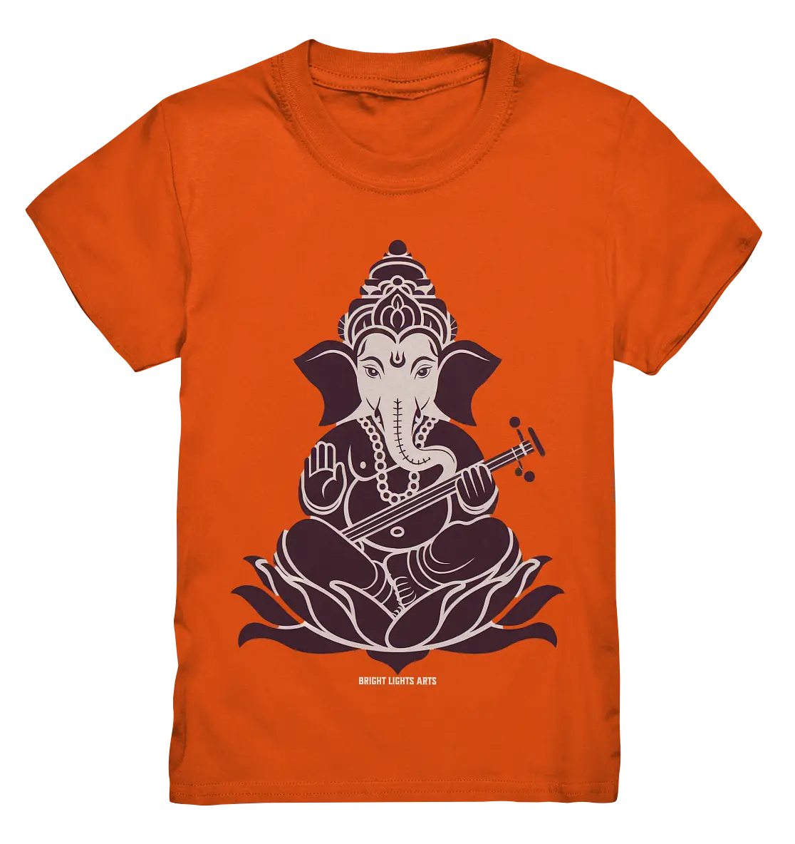 Stilisierte Ganesha-Meditation – Göttliche Harmonie - Kids Premium Shirt Bright Lights Arts