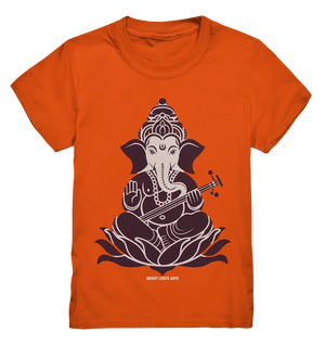 Stilisierte Ganesha-Meditation – Göttliche Harmonie - Kids Premium Shirt Bright Lights Arts