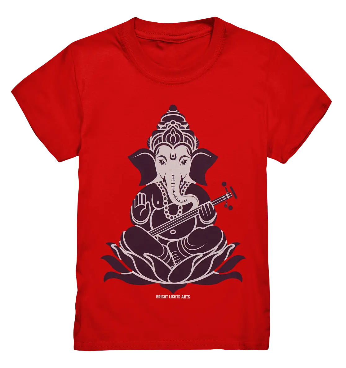Stilisierte Ganesha-Meditation – Göttliche Harmonie - Kids Premium Shirt Bright Lights Arts