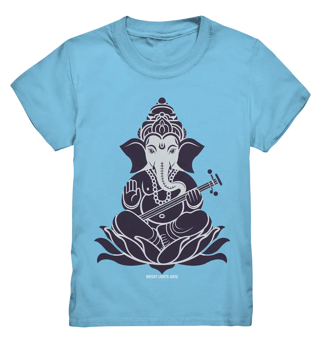 Stilisierte Ganesha-Meditation – Göttliche Harmonie - Kids Premium Shirt Bright Lights Arts