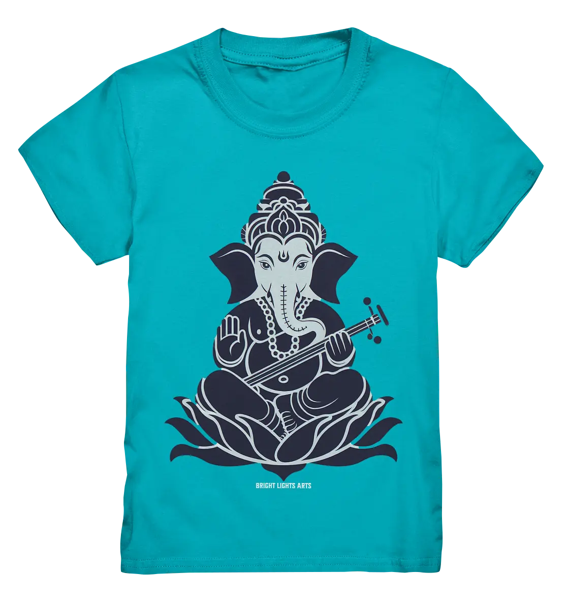 Stilisierte Ganesha-Meditation – Göttliche Harmonie - Kids Premium Shirt Bright Lights Arts