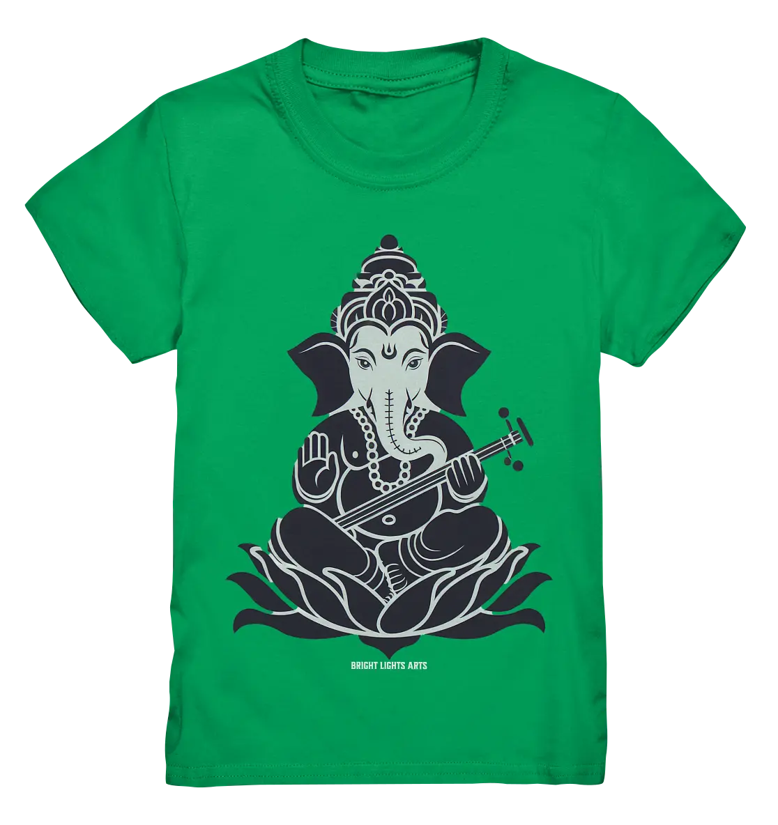 Stilisierte Ganesha-Meditation – Göttliche Harmonie - Kids Premium Shirt Bright Lights Arts