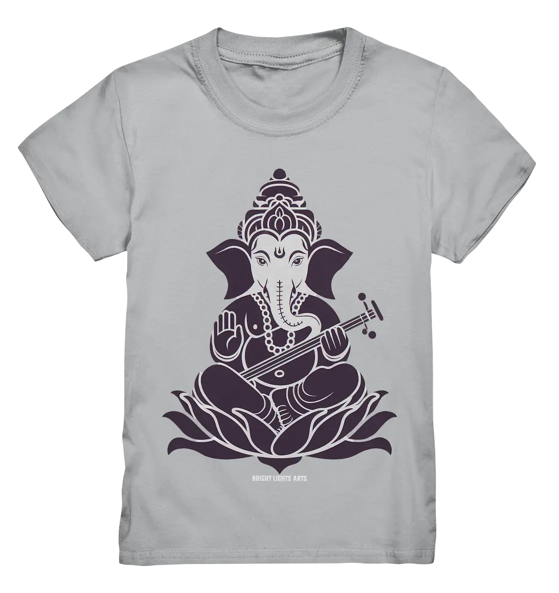 Stilisierte Ganesha-Meditation – Göttliche Harmonie - Kids Premium Shirt Bright Lights Arts