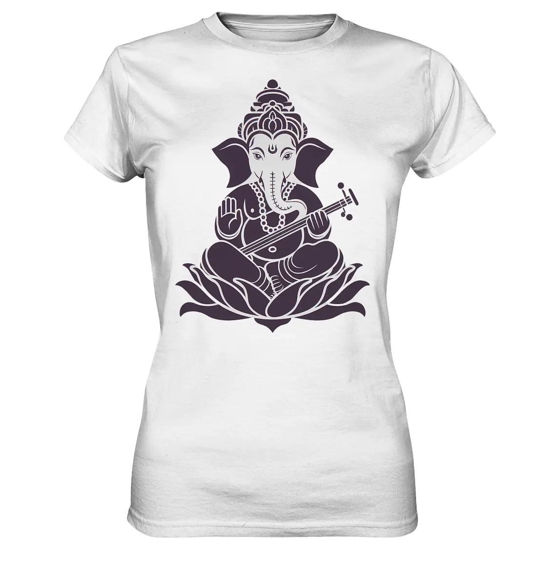 Stilisierte Ganesha-Meditation – Göttliche Harmonie - Ladies Premium Shirt Bright Lights Arts