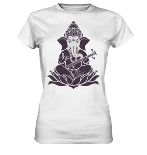 Stilisierte Ganesha-Meditation – Göttliche Harmonie - Ladies Premium Shirt Bright Lights Arts