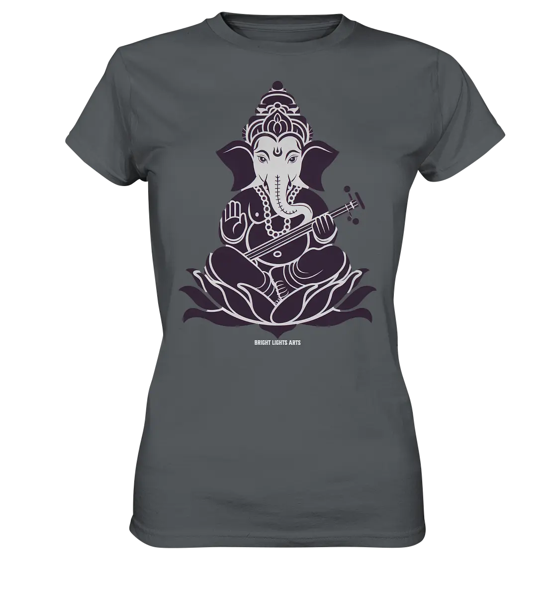 Stilisierte Ganesha-Meditation – Göttliche Harmonie - Ladies Premium Shirt Bright Lights Arts