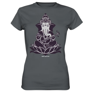 Stilisierte Ganesha-Meditation – Göttliche Harmonie - Ladies Premium Shirt Bright Lights Arts