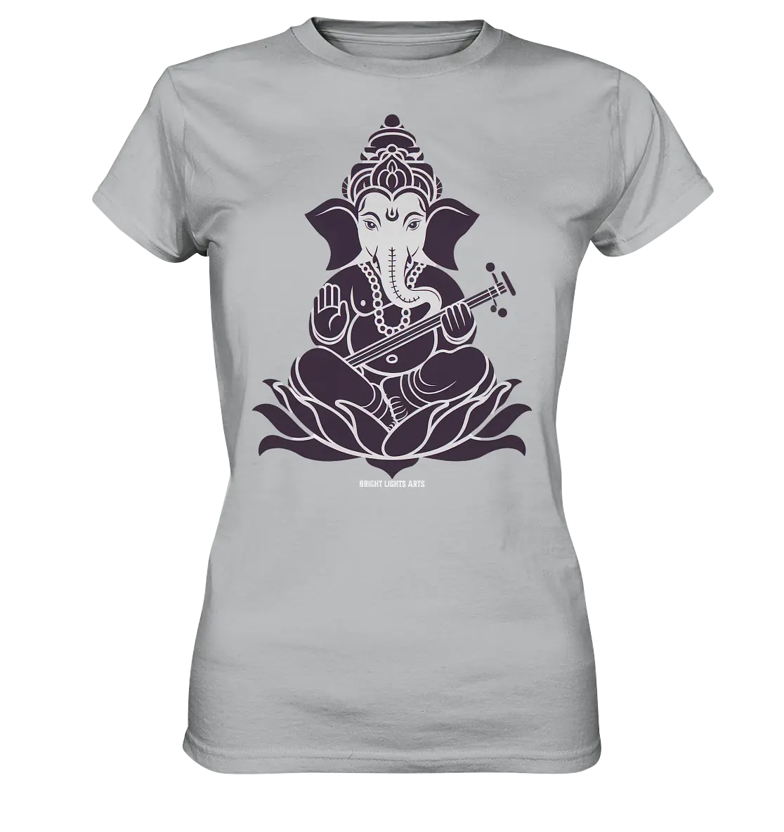 Stilisierte Ganesha-Meditation – Göttliche Harmonie - Ladies Premium Shirt Bright Lights Arts