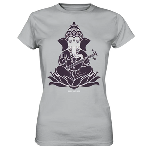 Stilisierte Ganesha-Meditation – Göttliche Harmonie - Ladies Premium Shirt Bright Lights Arts