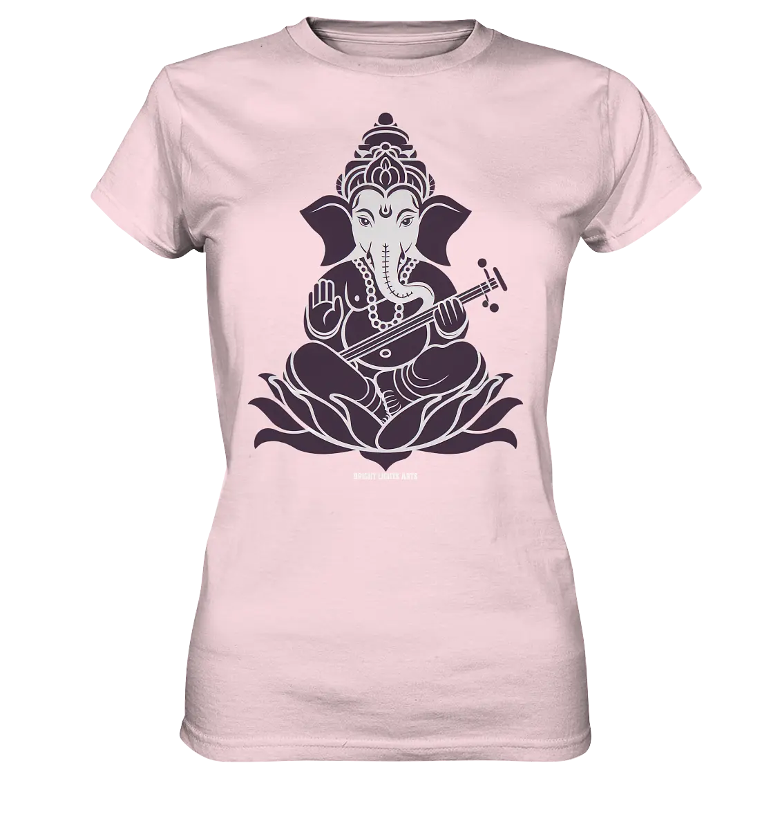 Stilisierte Ganesha-Meditation – Göttliche Harmonie - Ladies Premium Shirt Bright Lights Arts