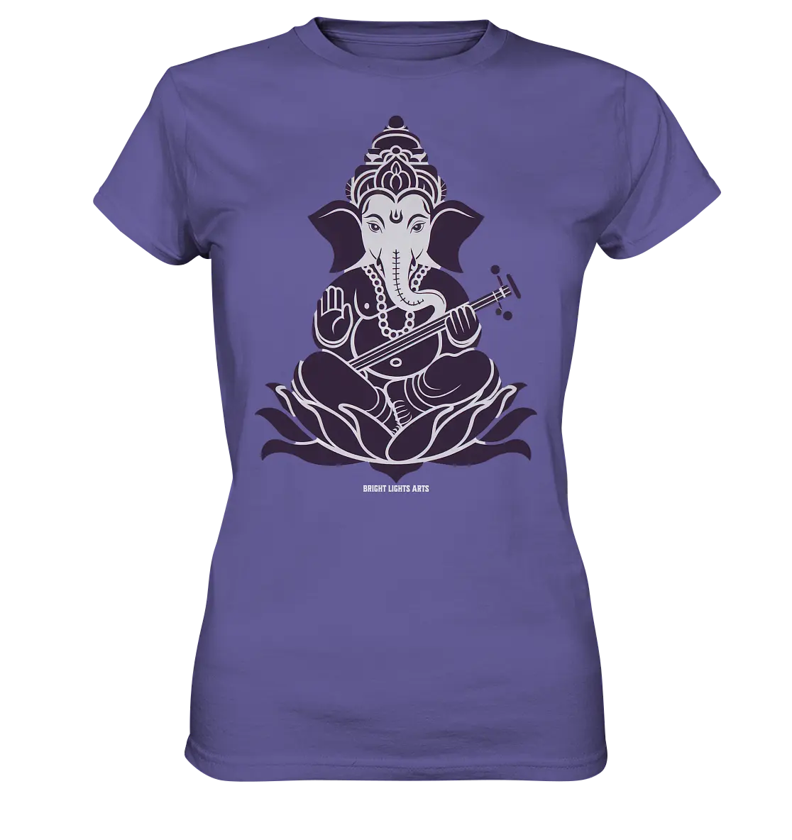 Stilisierte Ganesha-Meditation – Göttliche Harmonie - Ladies Premium Shirt Bright Lights Arts