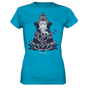Stilisierte Ganesha-Meditation – Göttliche Harmonie - Ladies Premium Shirt Bright Lights Arts