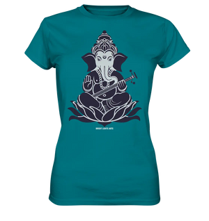 Stilisierte Ganesha-Meditation – Göttliche Harmonie - Ladies Premium Shirt Bright Lights Arts