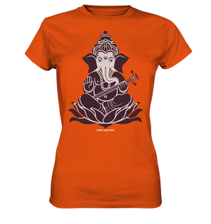 Stilisierte Ganesha-Meditation – Göttliche Harmonie - Ladies Premium Shirt Bright Lights Arts