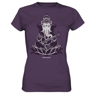 Stilisierte Ganesha-Meditation – Göttliche Harmonie - Ladies Premium Shirt Bright Lights Arts