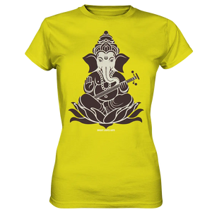 Stilisierte Ganesha-Meditation – Göttliche Harmonie - Ladies Premium Shirt Bright Lights Arts