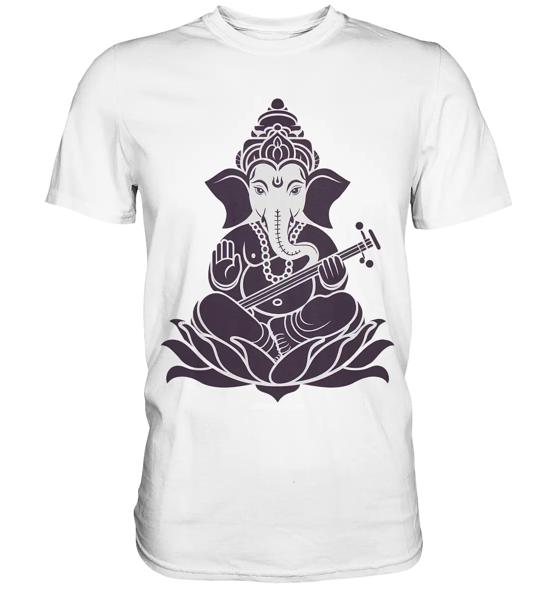 Stilisierte Ganesha-Meditation – Göttliche Harmonie - Premium Shirt Bright Lights Arts