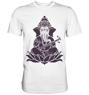 Stilisierte Ganesha-Meditation – Göttliche Harmonie - Premium Shirt Bright Lights Arts