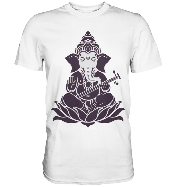 Stilisierte Ganesha-Meditation – Göttliche Harmonie - Premium Shirt Bright Lights Arts
