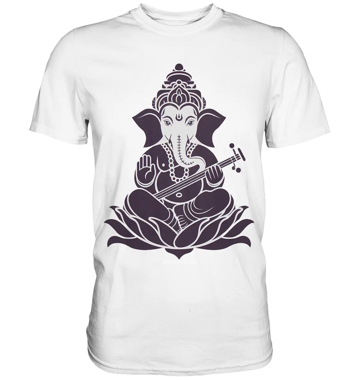 Stilisierte Ganesha-Meditation – Göttliche Harmonie - Premium Shirt Bright Lights Arts