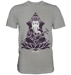 Stilisierte Ganesha-Meditation – Göttliche Harmonie - Premium Shirt Bright Lights Arts