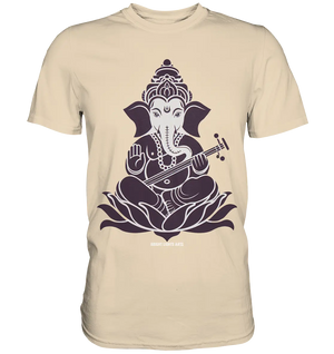 Stilisierte Ganesha-Meditation – Göttliche Harmonie - Premium Shirt Bright Lights Arts