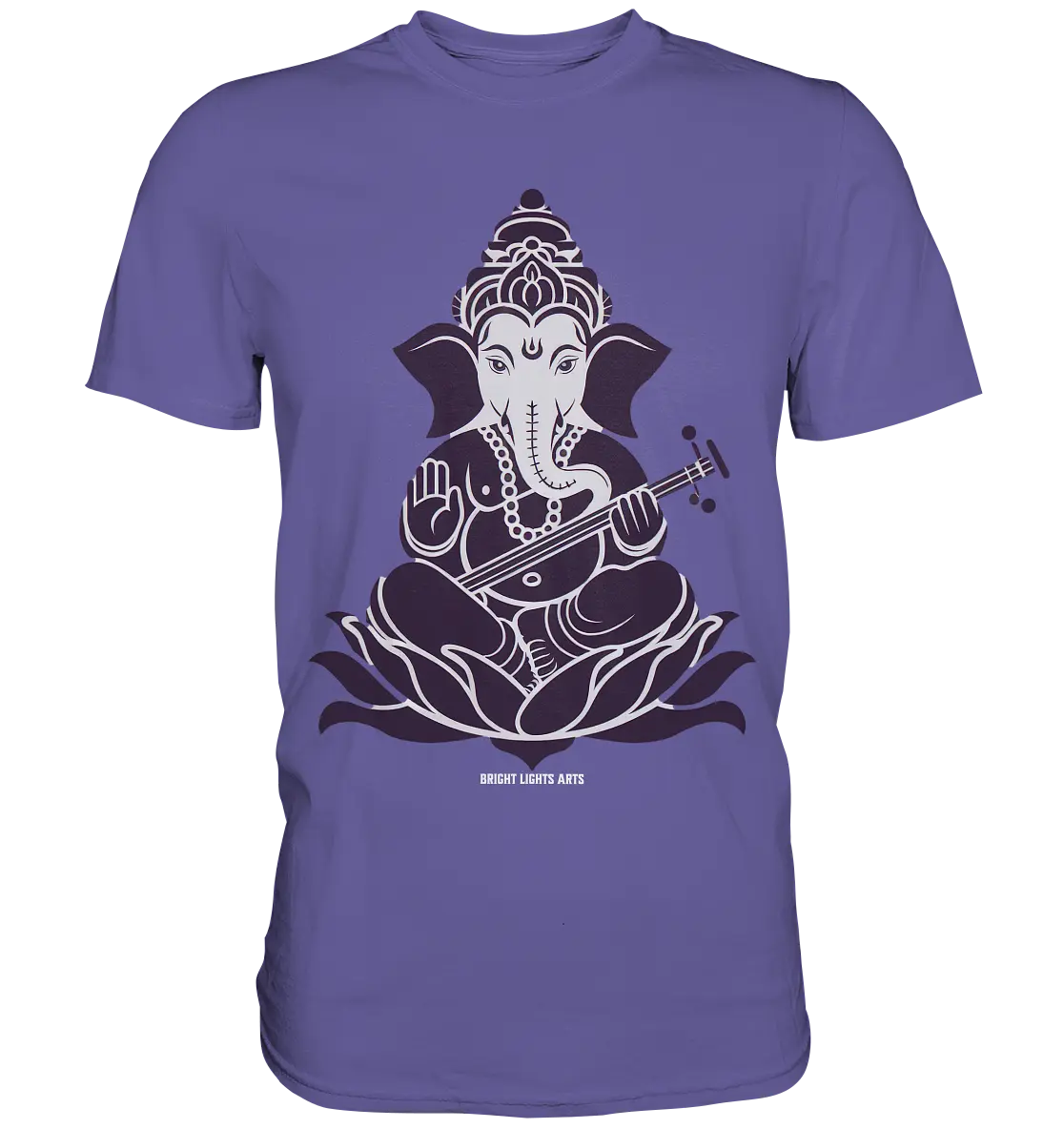 Stilisierte Ganesha-Meditation – Göttliche Harmonie - Premium Shirt Bright Lights Arts