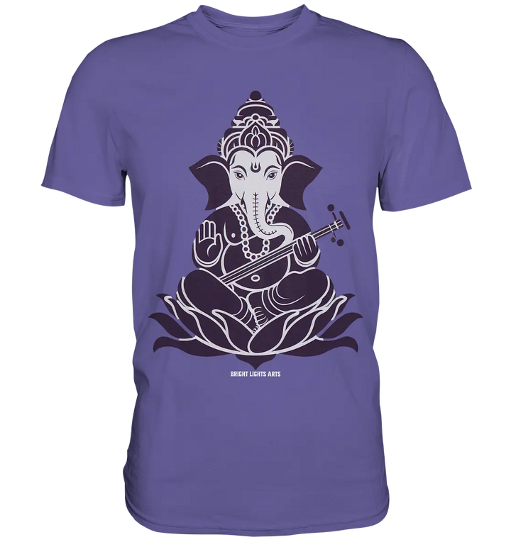 Stilisierte Ganesha-Meditation – Göttliche Harmonie - Premium Shirt Bright Lights Arts