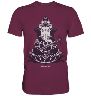 Stilisierte Ganesha-Meditation – Göttliche Harmonie - Premium Shirt Bright Lights Arts