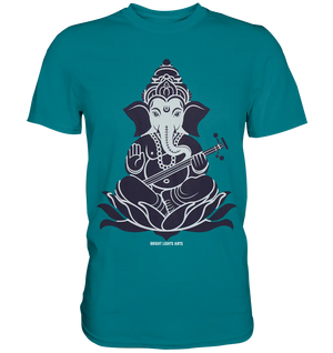 Stilisierte Ganesha-Meditation – Göttliche Harmonie - Premium Shirt Bright Lights Arts