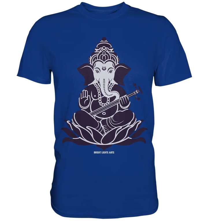 Stilisierte Ganesha-Meditation – Göttliche Harmonie - Premium Shirt Bright Lights Arts