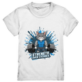 Strength Over Excuses - Fitness & Katzenpower - Kids Premium Shirt Bright Lights Arts