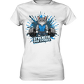 Strength Over Excuses - Fitness & Katzenpower - Ladies Premium Shirt Bright Lights Arts