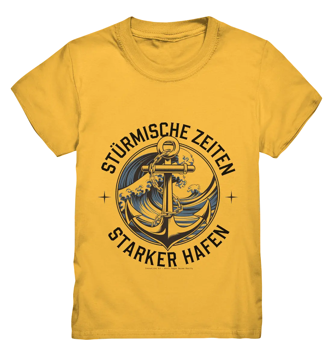 Stürmische Zeiten - Starker Hafen - Kids Premium Shirt Bright Lights Arts