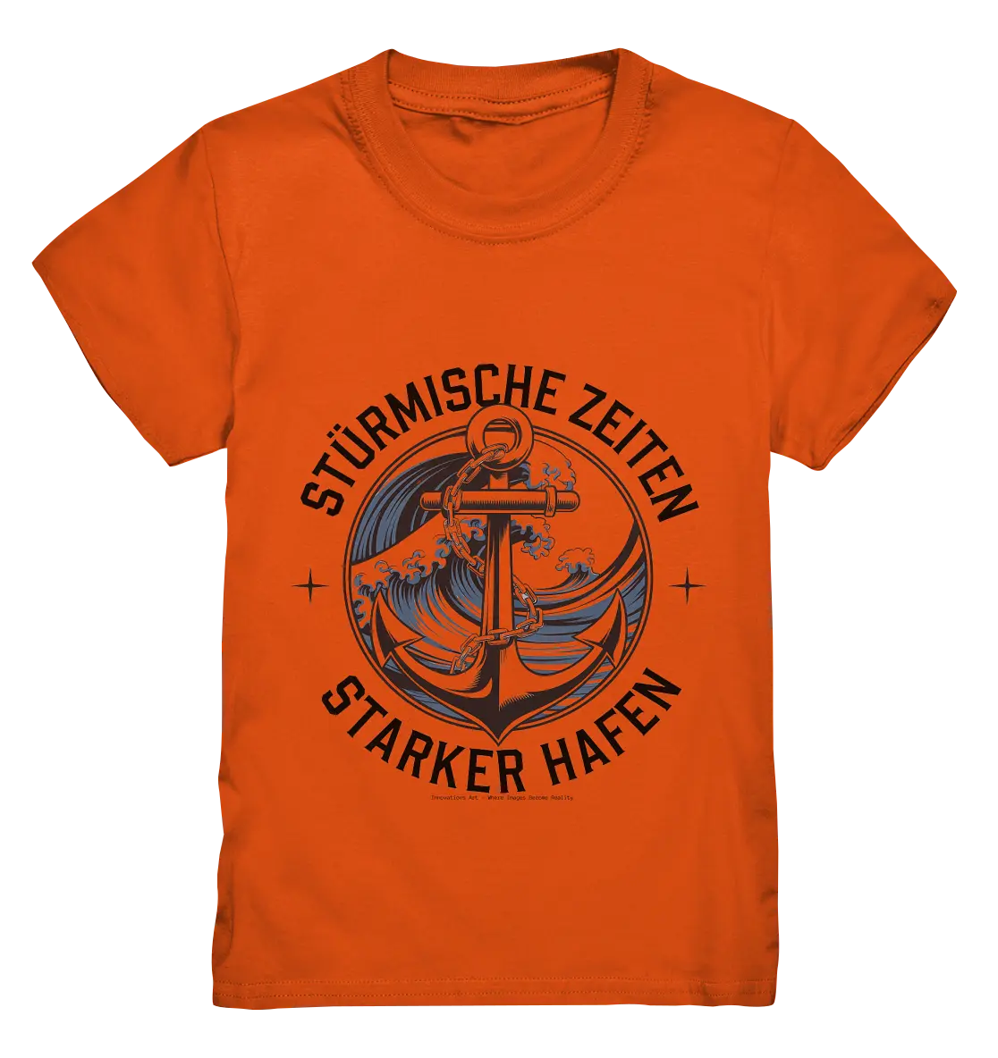 Stürmische Zeiten - Starker Hafen - Kids Premium Shirt Bright Lights Arts