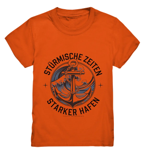 Stürmische Zeiten - Starker Hafen - Kids Premium Shirt Bright Lights Arts