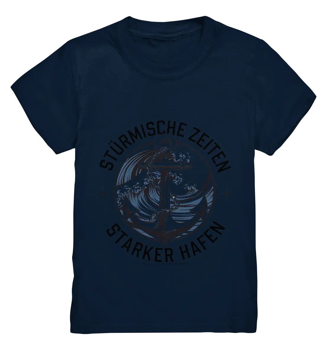 Stürmische Zeiten - Starker Hafen - Kids Premium Shirt Bright Lights Arts