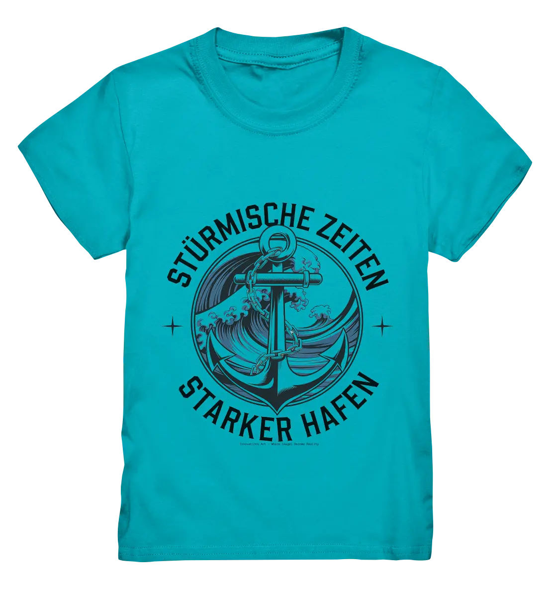 Stürmische Zeiten - Starker Hafen - Kids Premium Shirt Bright Lights Arts